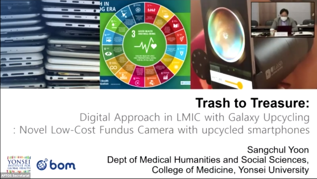 Sangchul Yoon – Trash to Treasure Digital Approach in LMIC with Galaxy Upcycling – Novel Low Cost Fundus Camera with Upcycled Smartphone