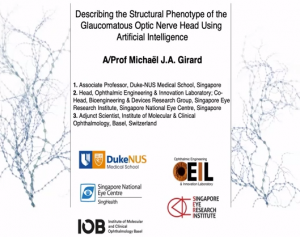 Michael Girard - Describing the Structural Phenotype of the Glaucomatous Otpic Nerve Head Using AI