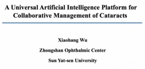 Xiaohang Wu - AI for Cataract in Adult Population