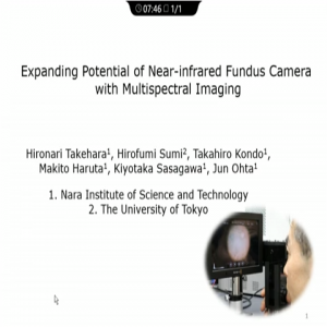 Hironari Takehara - Expanding Potential of Near-Infrared Fundus Camera with Multispectral Imaging