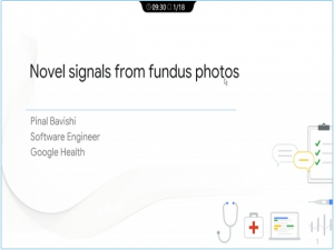 Pinal Bavishi - Predicting Cardiovascular Signals from Fundus Photographs